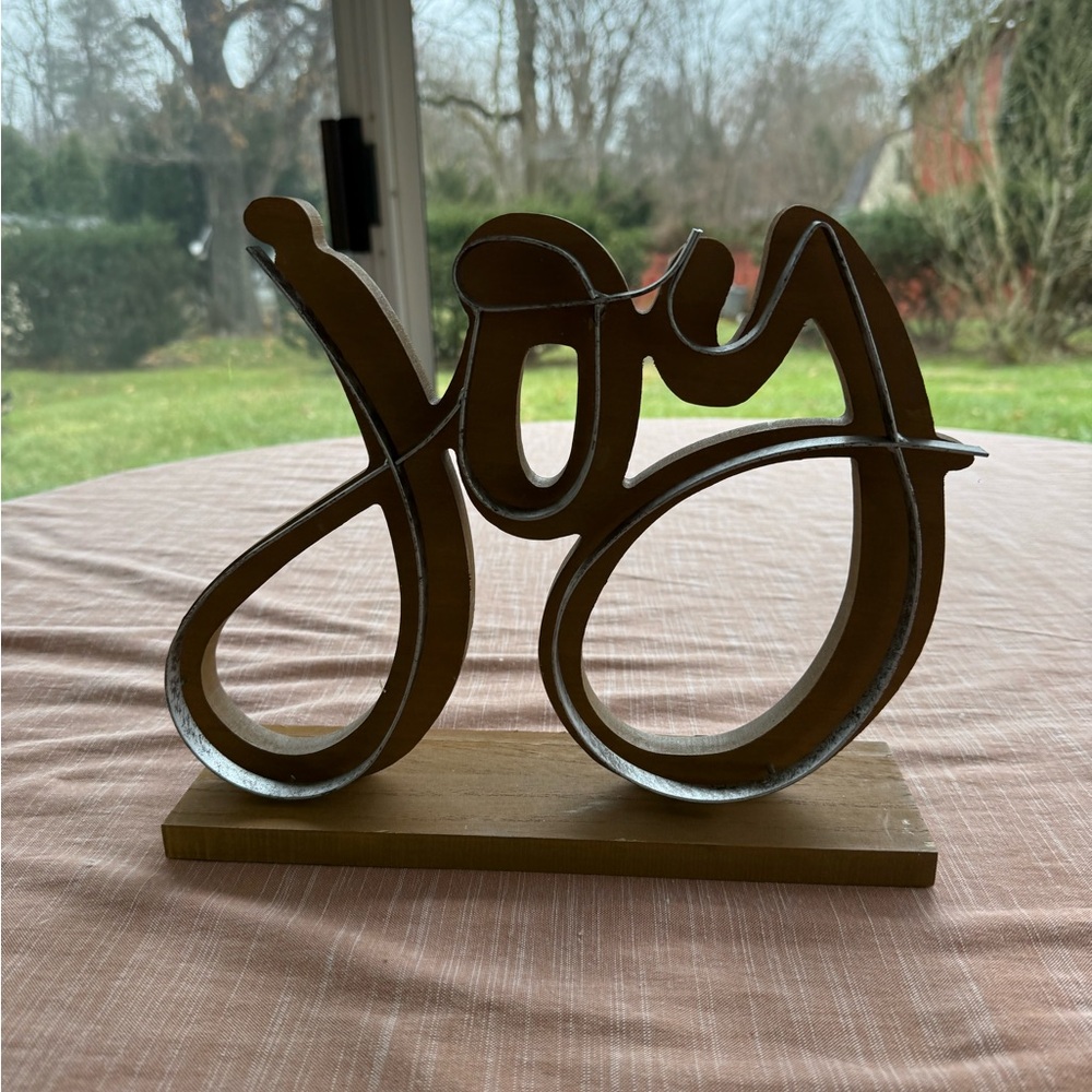 Holiday Time Gold Joy Sculpture